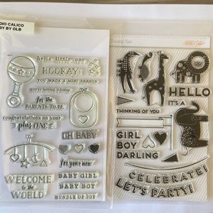 Two Studio Calico 4x6 stamp sets